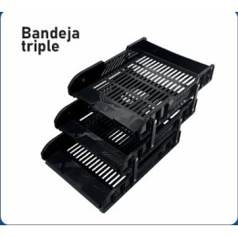 Bandeja Organizadora de 3 Pisos de Plástico