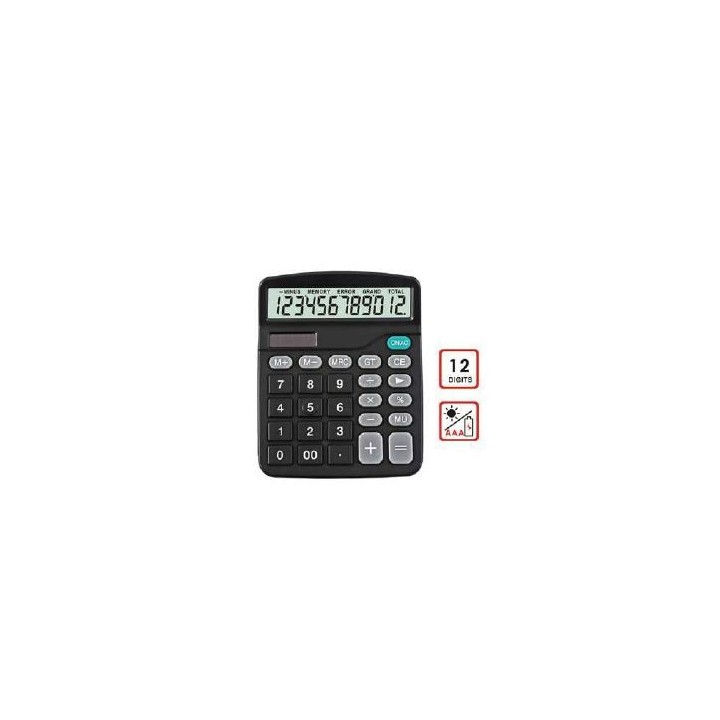 Calculadora Básica Kenko KK-837B de 12 Dígitos