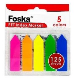 Banderita PVC 5 colores Foska