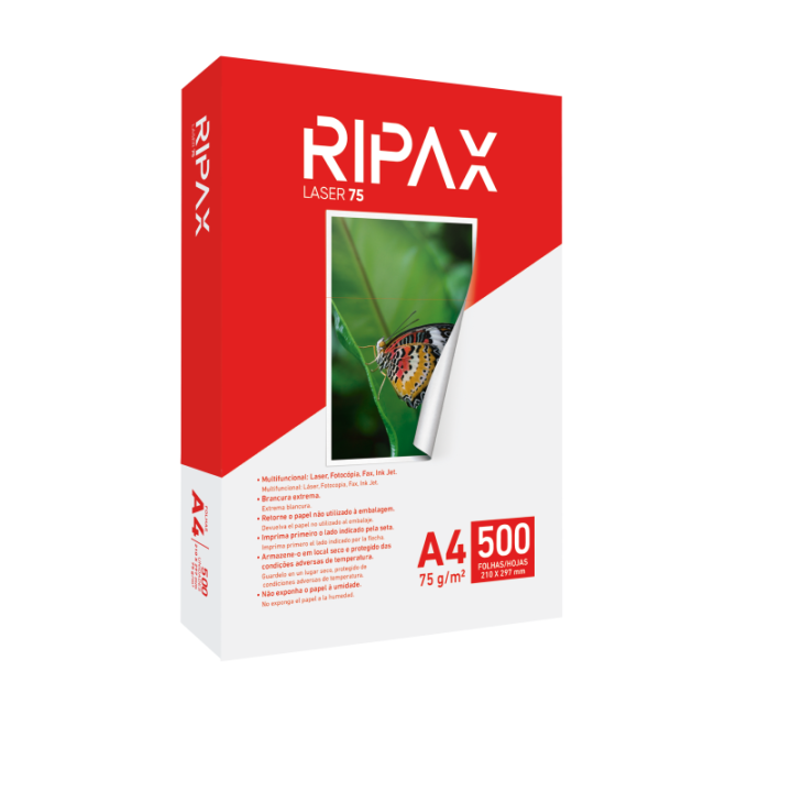 Resma de hoja Ripax A4 y Oficio