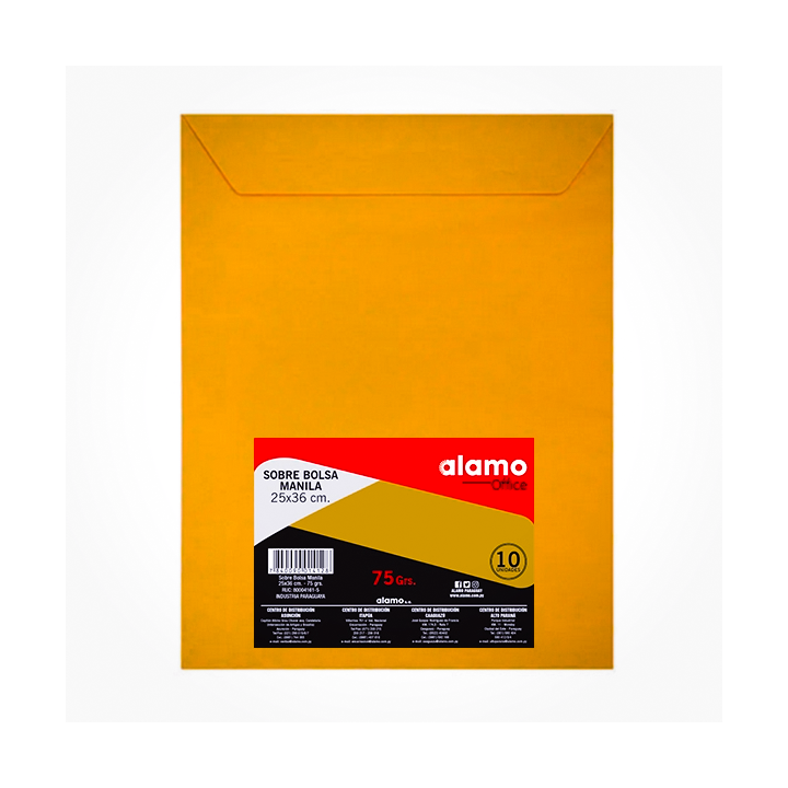 Sobre manila 25 x 36
