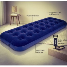 Colchón Inflable Individual – Confort y Descanso en Cualquier Lugar